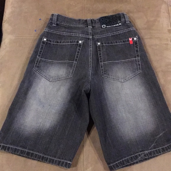 mens southpole jean shorts